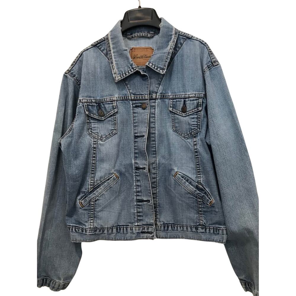 VTG Signature by Levi Women's Denim Trucker Jacket Size L